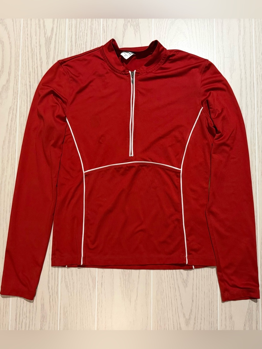 Patagonia Water Girl Red 1/4 Zip Active Pullover Women’s Medium
